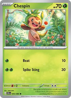 Chespin [Beat | Spike Sting]