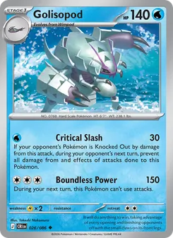 Golisopod [Critical Slash | Boundless Power]