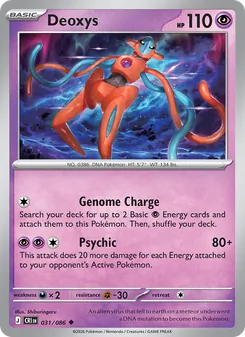 Deoxys [Genome Charge | Psychic]
