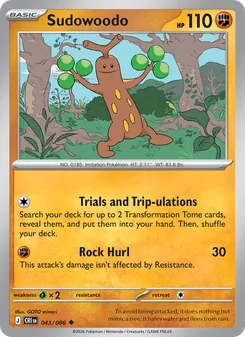 Sudowoodo [Trials and Trip-ulations | Rock Hurl]
