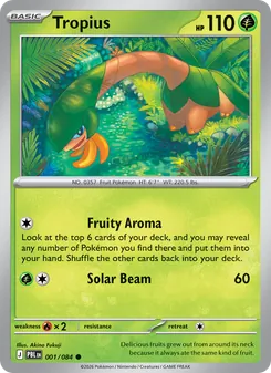 Tropius [Fruity Aroma | Solar Beam]