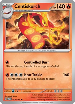 Centiskorch [Controlled Burn | Heat Tackle]