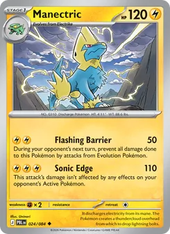 Manectric [Flashing Barrier | Sonic Edge]