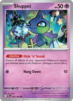 Shuppet [Hide 'n' Sneak | Hang Down]
