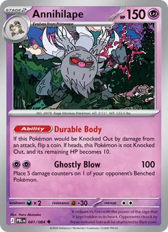 Annihilape [Durable Body | Ghostly Blow]