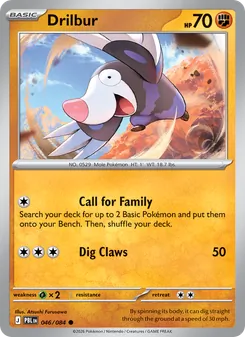 Drilbur [Call for Family | Dig Claws]