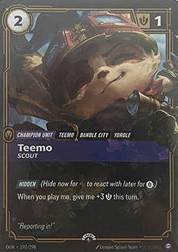 Teemo, Scout