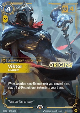 Viktor, Leader 카드 이미지