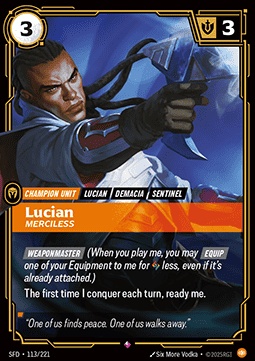 Lucian, Merciless