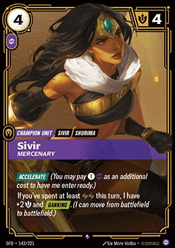 Sivir, Mercenary
