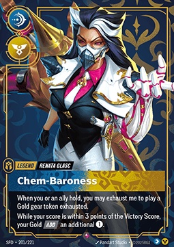 Renata Glasc, Chem-Baroness