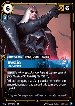 Swain, Visionary