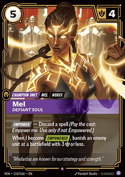 Mel, Defiant Soul