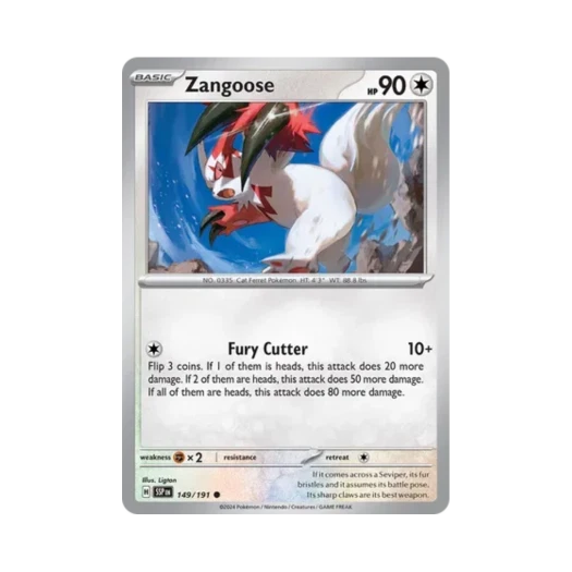 포켓몬 TCG 쟝고 C 서징 스파크 (영문판) 카드 이미지