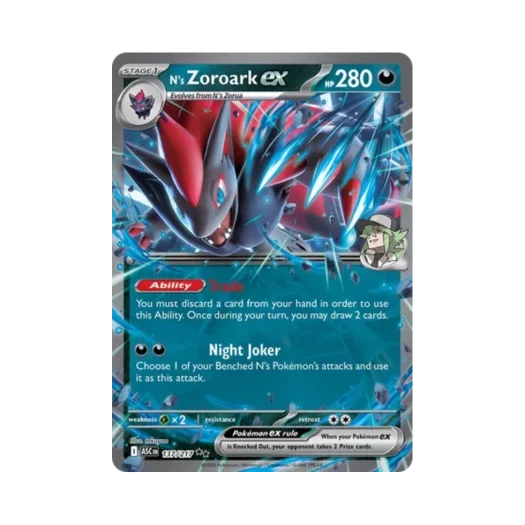 Pokemon TCG N's Zoroark ex DR Mega Evolution Ascended Heroes (English Ver.)