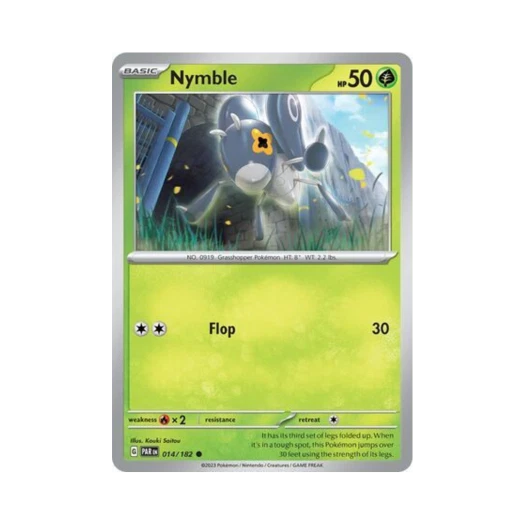 Pokemon TCG Nymble C Paradox Rift (English Ver.)