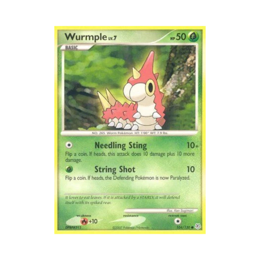 Pokemon TCG Wurmple C Diamond & Pearl (English Ver.)