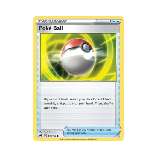 포켓몬 TCG 몬스터볼 C 크라운 제니스 (영문판)