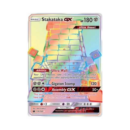 Pokemon TCG Stakataka GX RR Celestial Storm (English Ver.)
