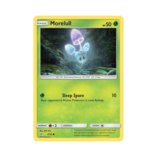 Pokemon TCG Morelull C Detective Pikachu (English Ver.)