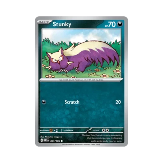 Pokemon TCG Stunky C Chaos Rising (English Ver.)