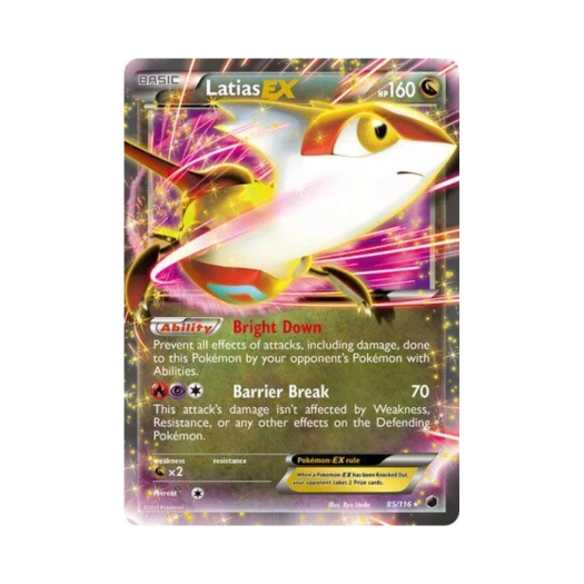 포켓몬 TCG 라티아스 ex RHE 플라스마 프리즈 (영문판)