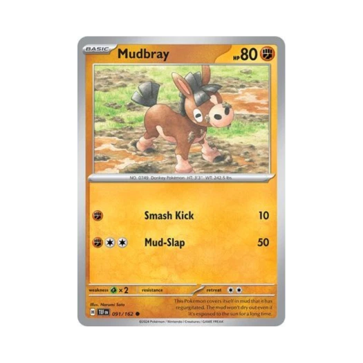 Pokemon TCG Mudbray C Temporal Forces (English Ver.)