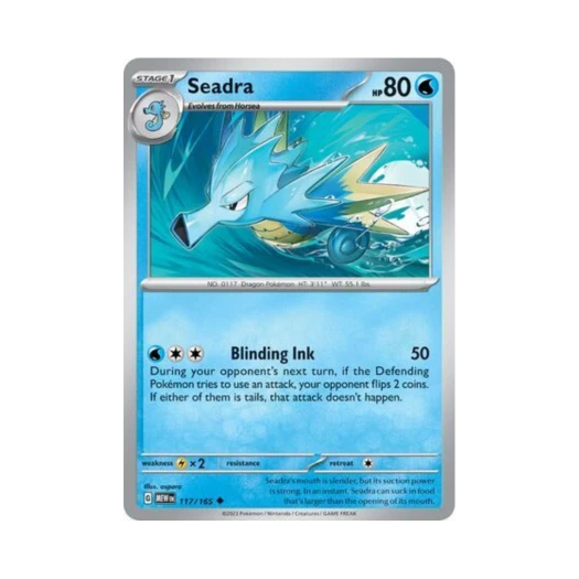 Pokemon TCG Seadra U Scarlet & Violet 151 (English Ver.)