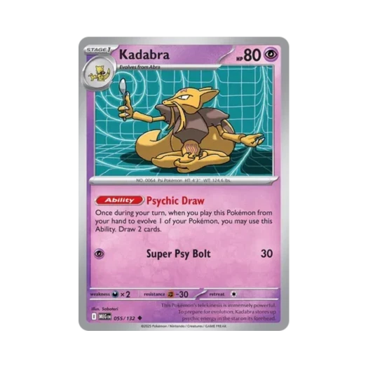Pokemon TCG Kadabra U Mega Evolution (English Ver.)