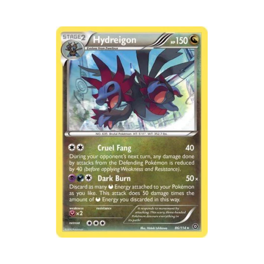 Pokemon TCG Hydreigon RH Steam Siege (English Ver.)