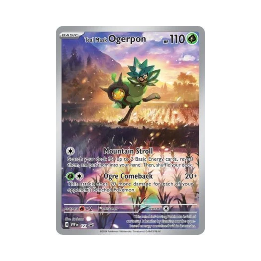 포켓몬 TCG 오거폰 벽록의 가면 P 스칼렛 & 바이올렛 프로모 카드 (영문판)