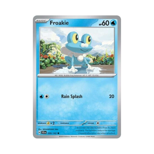 Pokemon TCG Froakie C Stellar Crown (English Ver.)