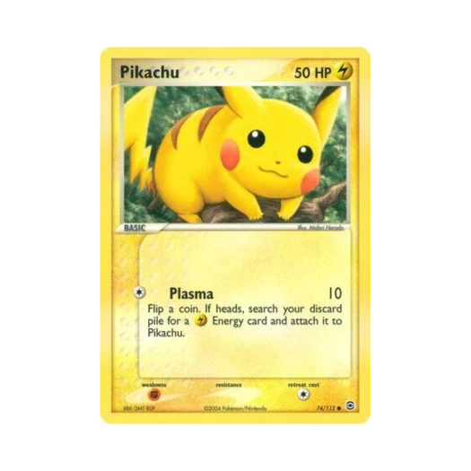 포켓몬 TCG 피카츄 C EX 파이어레드 & 리프그린 (영문판)