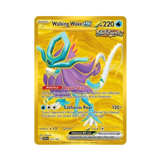 포켓몬 TCG 굽이치는물결 ex HR 템포럴 포시스 (영문판)