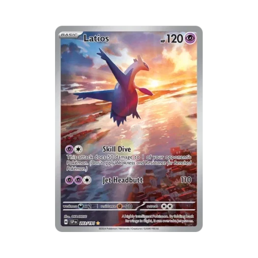 포켓몬 TCG 라티오스 IR 서징 스파크 (영문판)