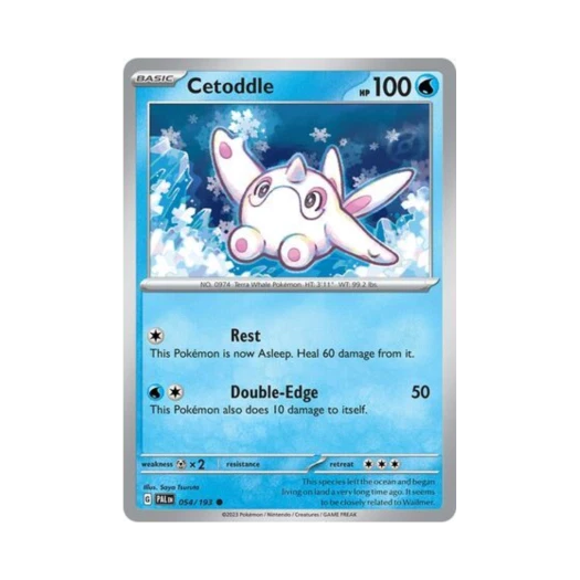 Pokemon TCG Cetoddle C Paldea Evolved (English Ver.)