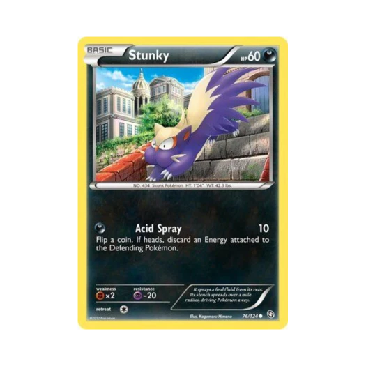 포켓몬 TCG 스컹뿡 C 드래곤즈 엑잘티드 (영문판)