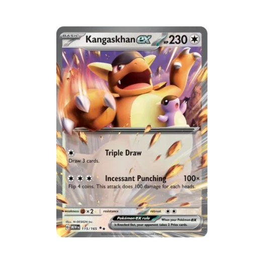 Pokemon TCG Kangaskhan ex DR Scarlet & Violet 151 (English Ver.)