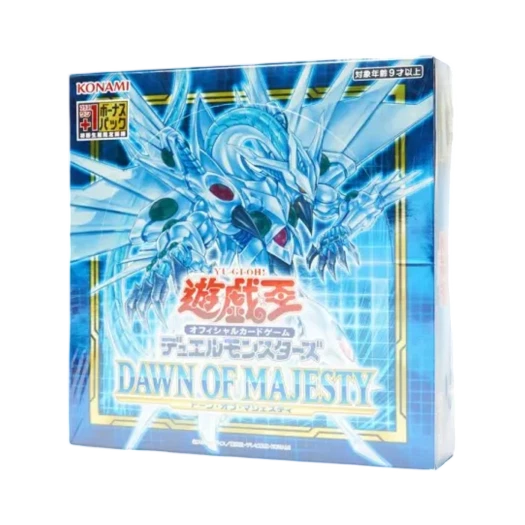 Yu-Gi-Oh OCG Duel Monsters Dawn of Majesty Box With 1 Bonus Pack (Pack of 30+1/Japanese Ver.)