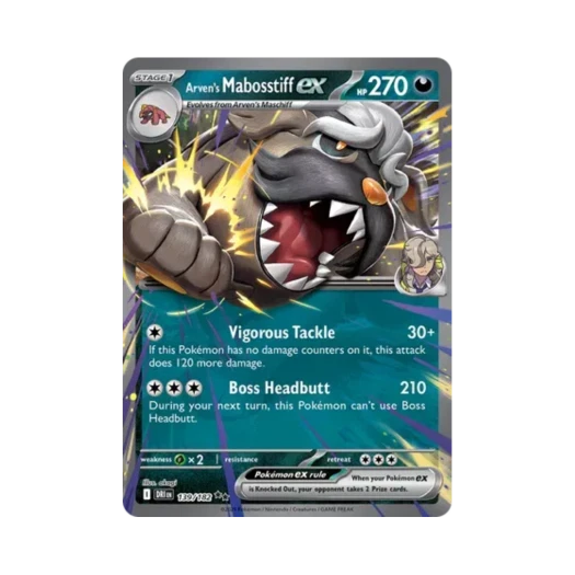 포켓몬 TCG 페퍼의 마피티프 ex DR 데스티니드 라이벌스 (영문판)