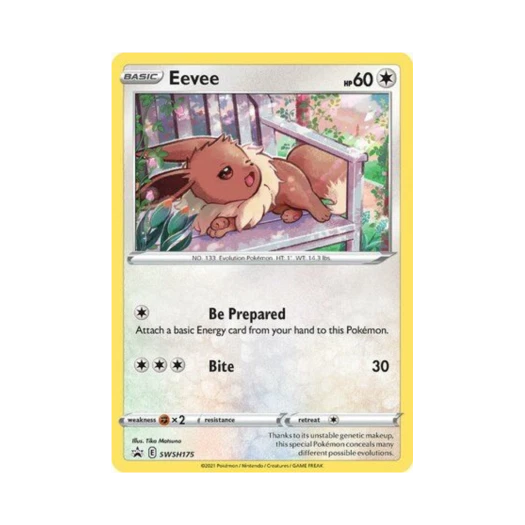 포켓몬 TCG 이브이 P 소드 & 실드 프로모카드 (영문판)