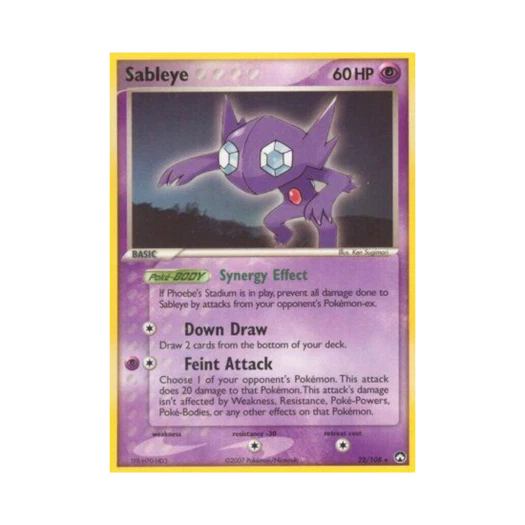Pokemon TCG Sableye R EX Power Keepers (English Ver.)