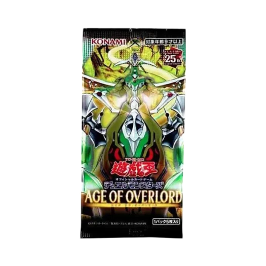 Yu-Gi-Oh OCG Duel Monsters Age of Overlord Pack (Card of 5/Japanese Ver.)
