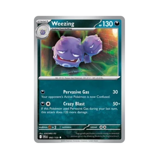 Pokemon TCG Weezing U Journey Together (English Ver.)