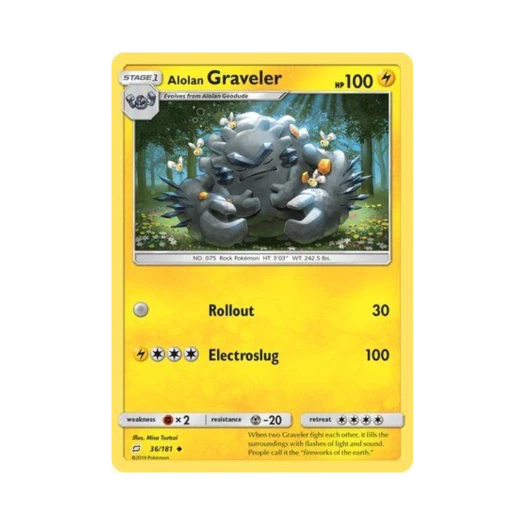 포켓몬 TCG 알로라 데구리 U 팀업 (영문판)