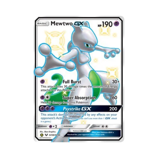 Pokemon TCG Mewtwo GX RSG Hidden Fates (English Ver.)