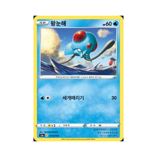 포켓몬 TCG 왕눈해 C 쌍벽의 파이터 (한글판)