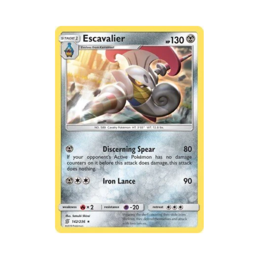 Pokemon TCG Escavalier R Unified Minds (English Ver.)