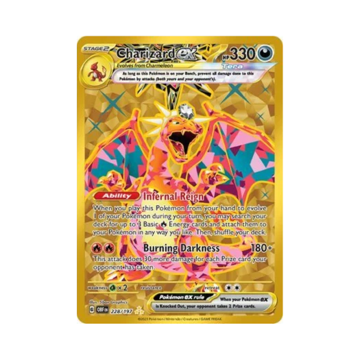Pokemon TCG Charizard ex HR Obsidian Flames (English Ver.)
