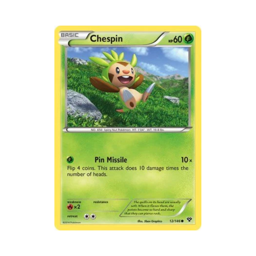 포켓몬 TCG 도치마론 C XY (영문판)